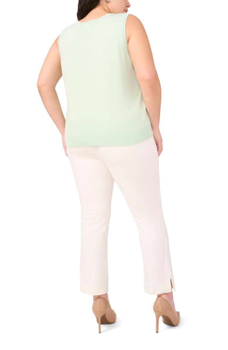 Halogen<sup>®</sup> Sleeveless Knit Shell, Alternate, color, Mint Creme