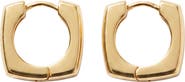 ARGENTO VIVO Square Huggie Hoop Earrings