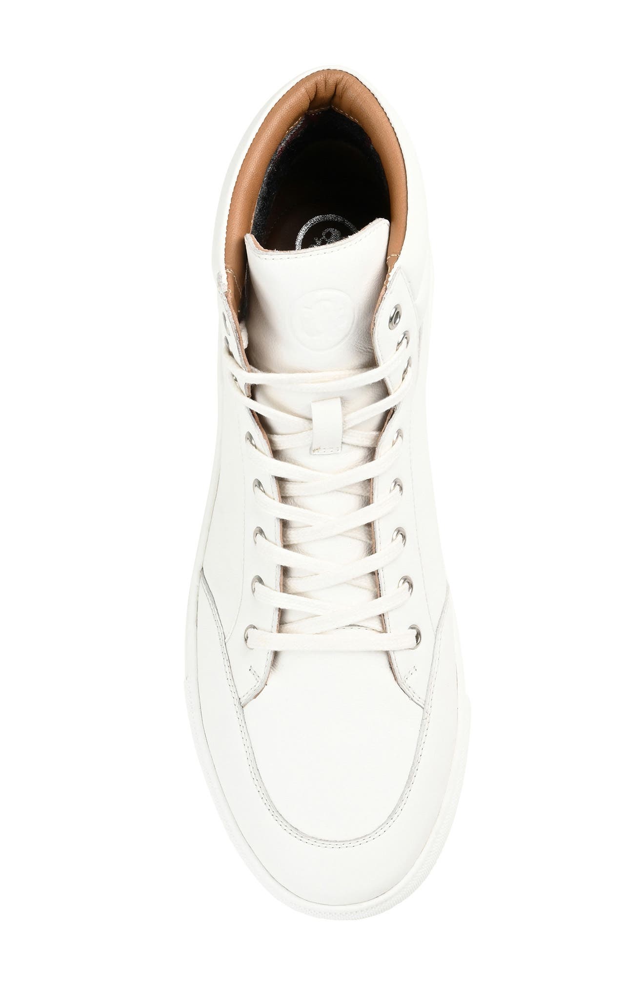 Thomas & Vine Clarkson High Top Sneaker, Alternate, color, White