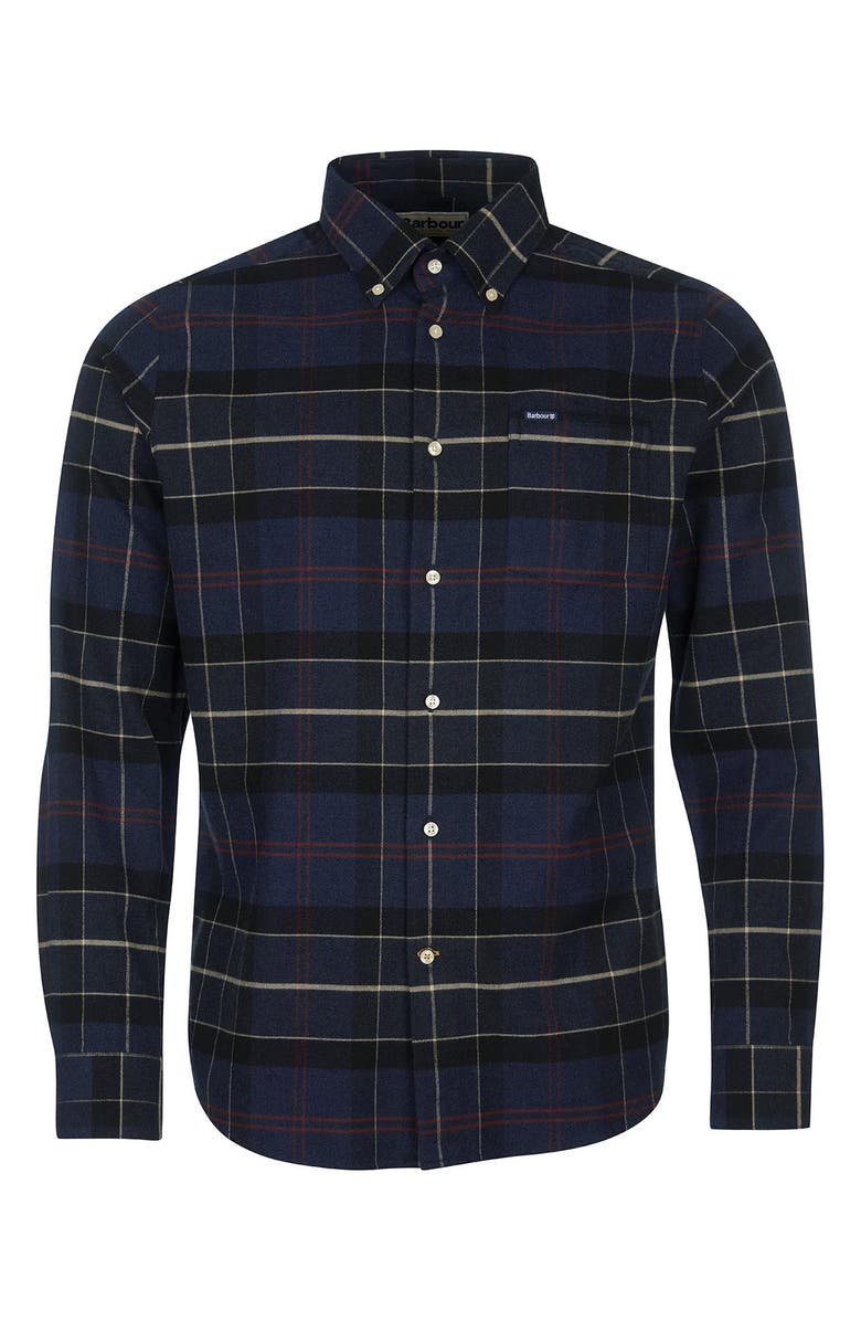 Barbour Lutsleigh Plaid Button-Up Shirt, Alternate, color,