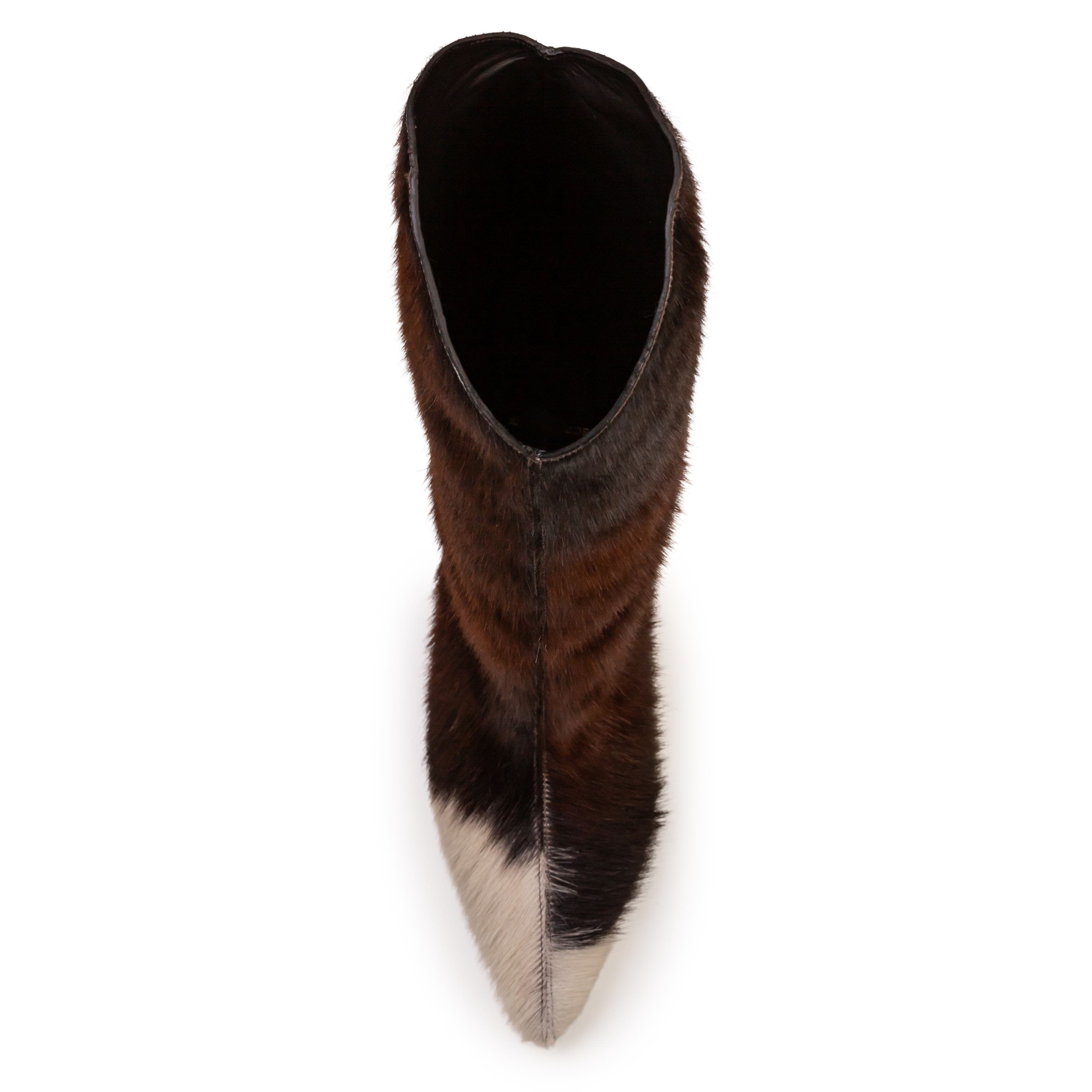 BLACK SUEDE STUDIO Le Noa 100 Cowhide Boot, Alternate, color, 