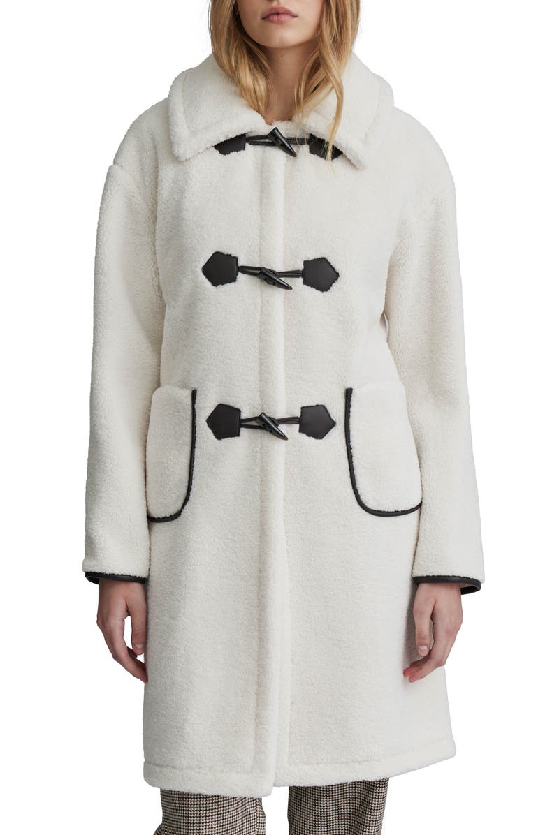 NVLT Berber Fleece Toggle Coat, Main, color, Cream