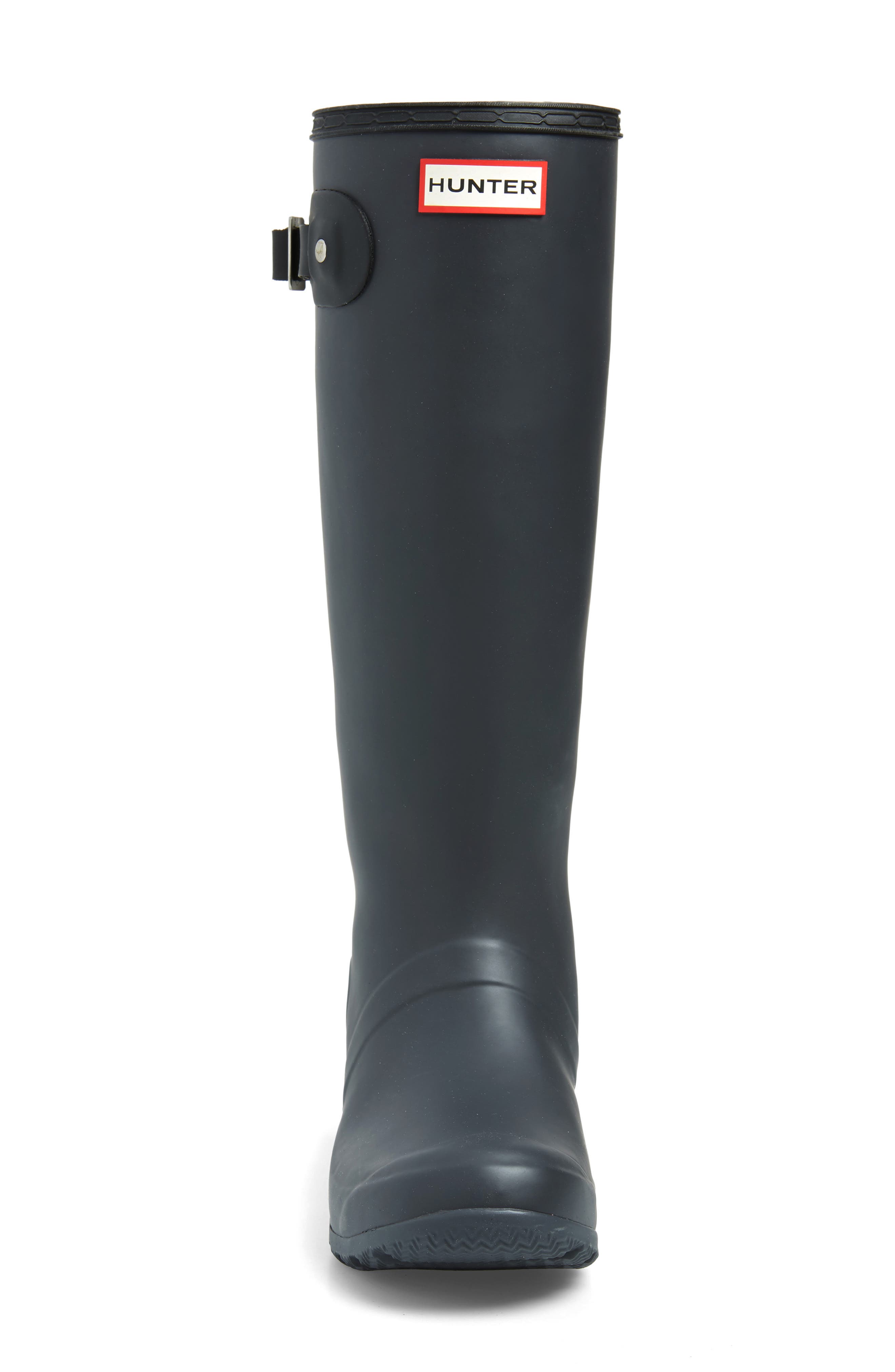 Hunter 'Tour' Packable Rain Boot, Alternate, color, Luna/ Black