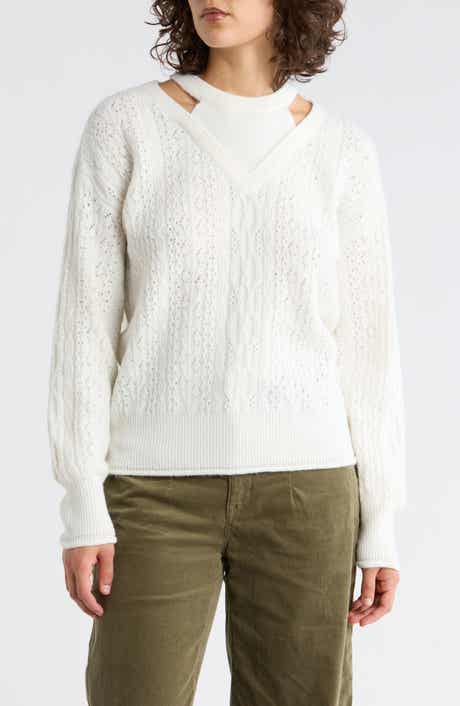 Democracy Cutout Sweater