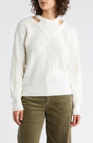 Democracy Cutout Sweater