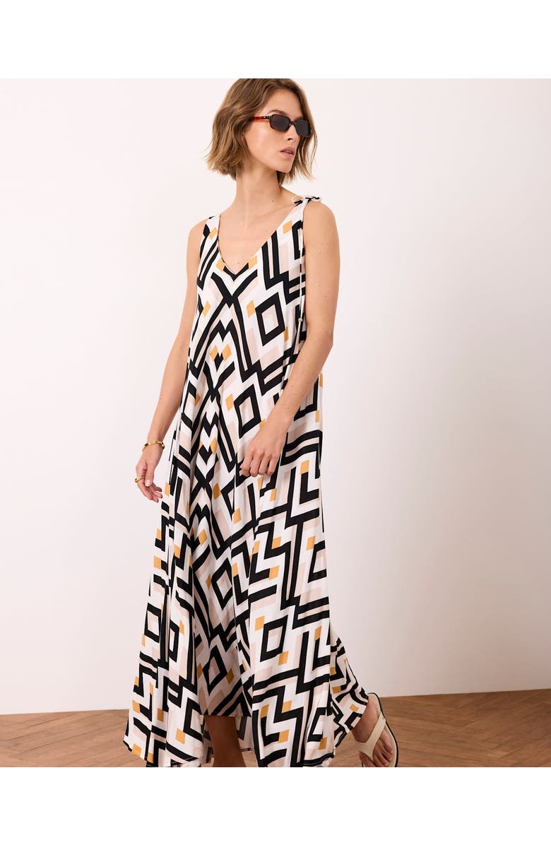MINT VELVET Monaco Geo Maxi Dress, Alternate, color,