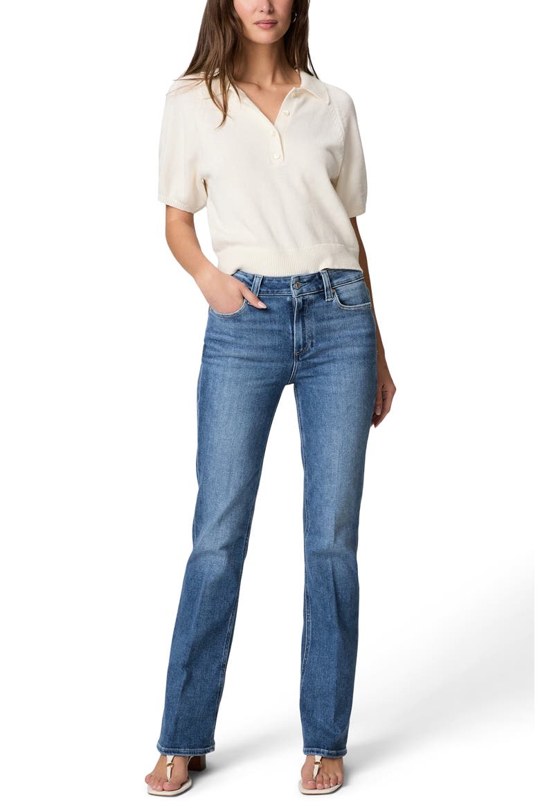 Laurel Canyon High Waist Bootcut Jeans, Alternate, color, MONACOMIST