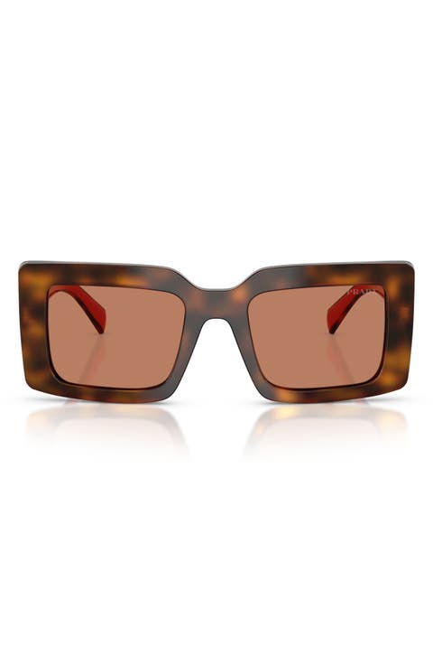 52mm Rectangular Sunglasses