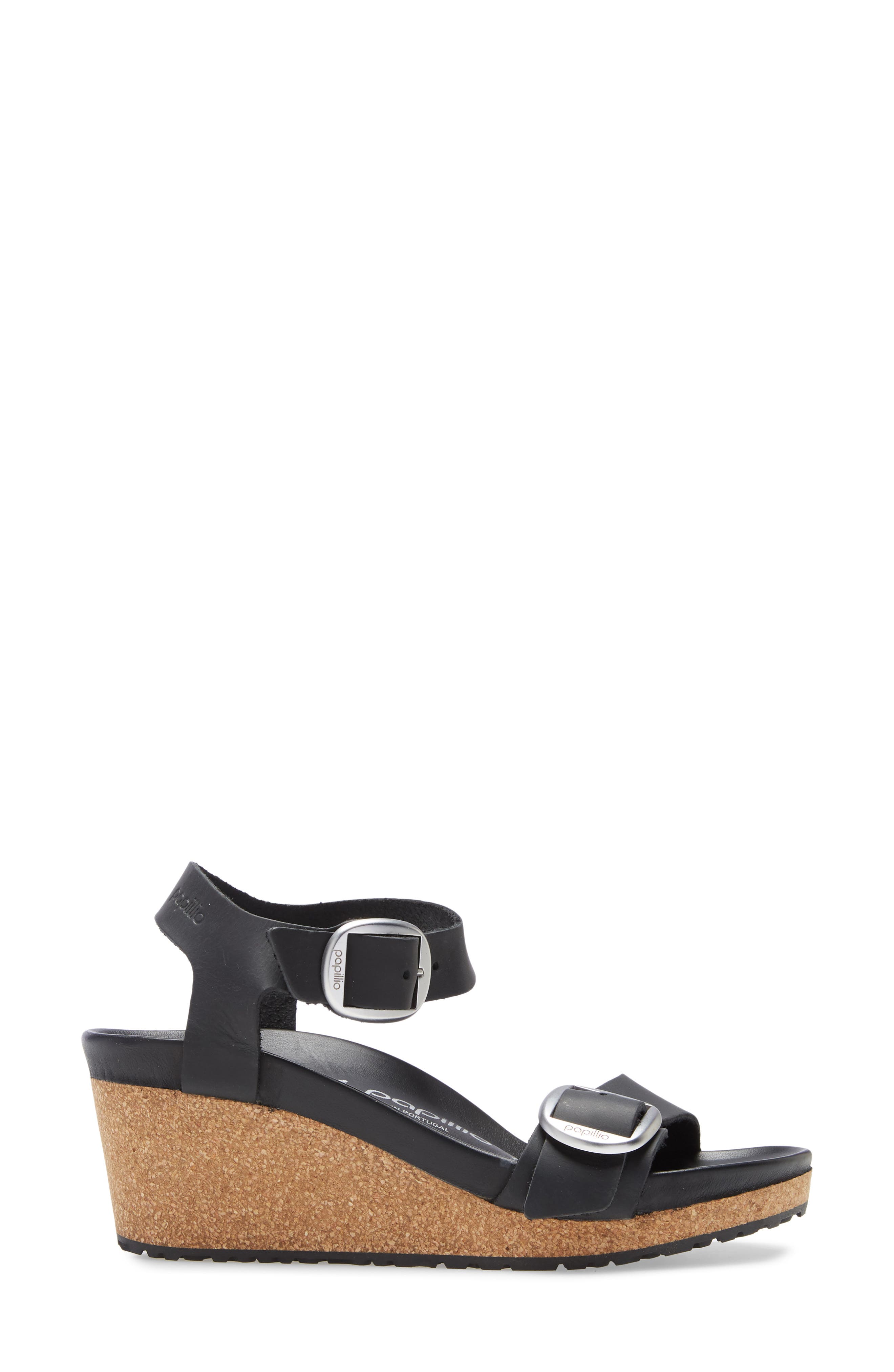 Birkenstock Papillio by Birkenstock Soley Wedge Sandal, Alternate, color, 
