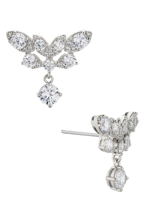 Whimsy Cubic Zirconia Stud Earrings