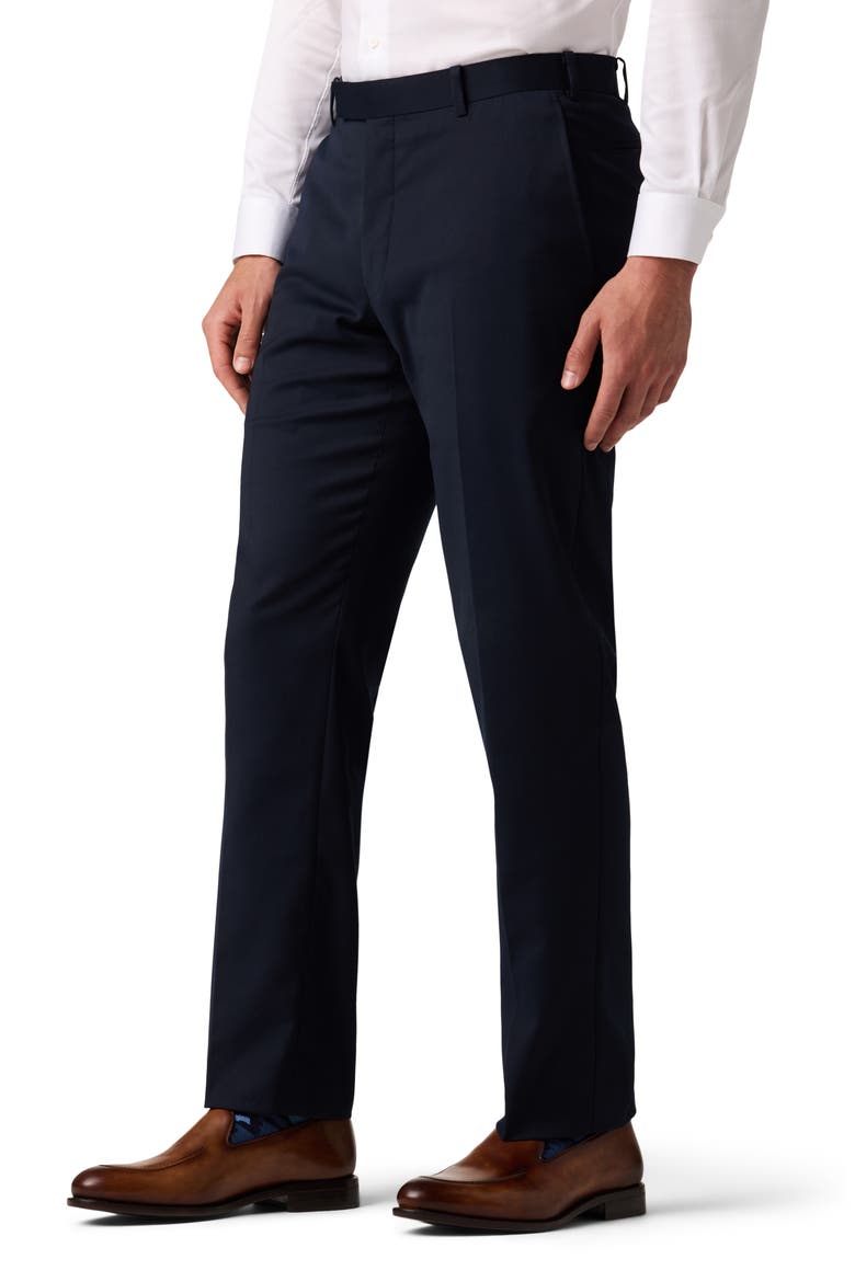 Performance Tailored Fit Suit Separate Trousers, Alternate, color, NAVY
