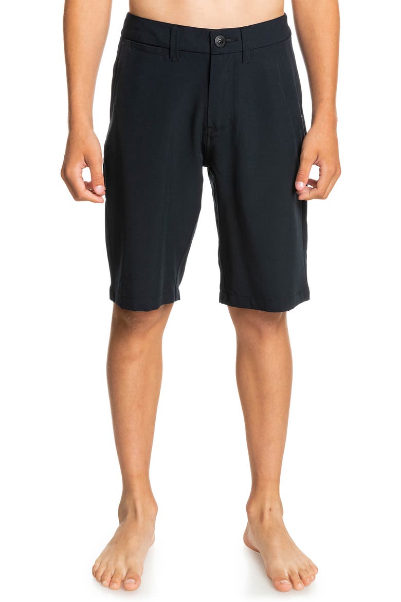 Kids' Ocean Union Amphibian Shorts, Alternate, color, BLACK