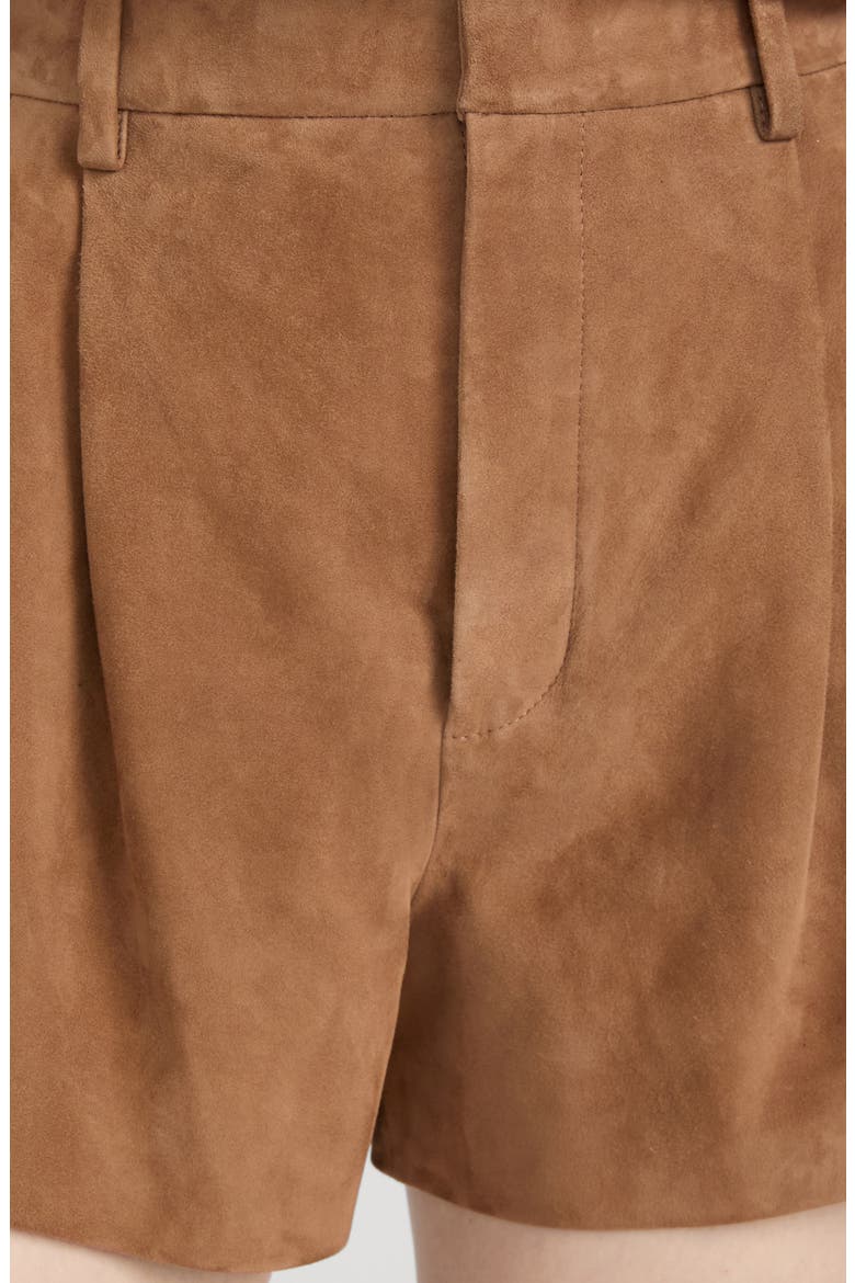 The Suede Utility Shorts, Alternate, color, CHAI