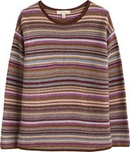Seasalt Cornwall Fruity Stripe Wool Blend Sweater