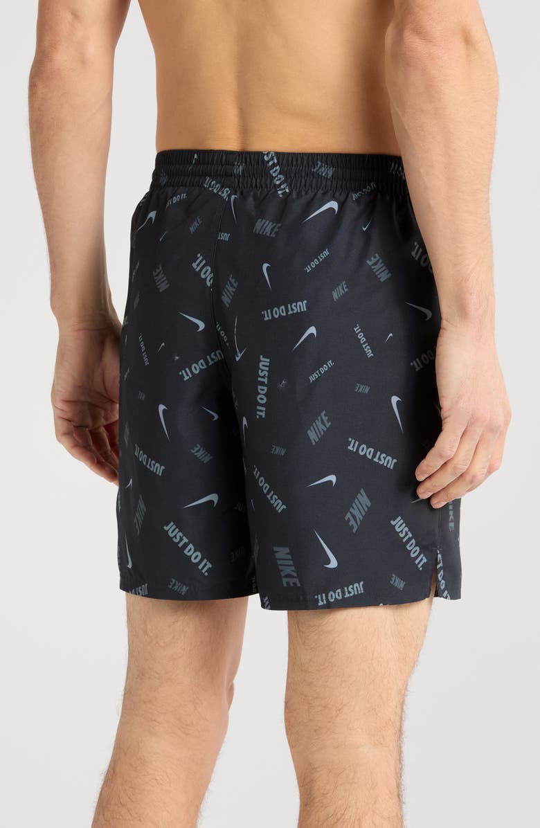 Nike 7-Inch Volley Swim Trunks, Alternate, color, Black