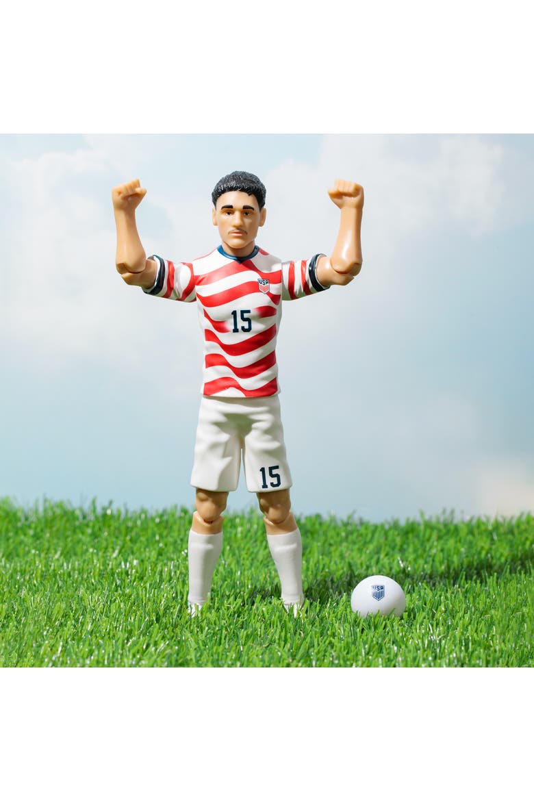 Sockers 2026 USMNT Johnny Cardoso 8" Collectible Soccer Action Figure, Alternate, color, Red