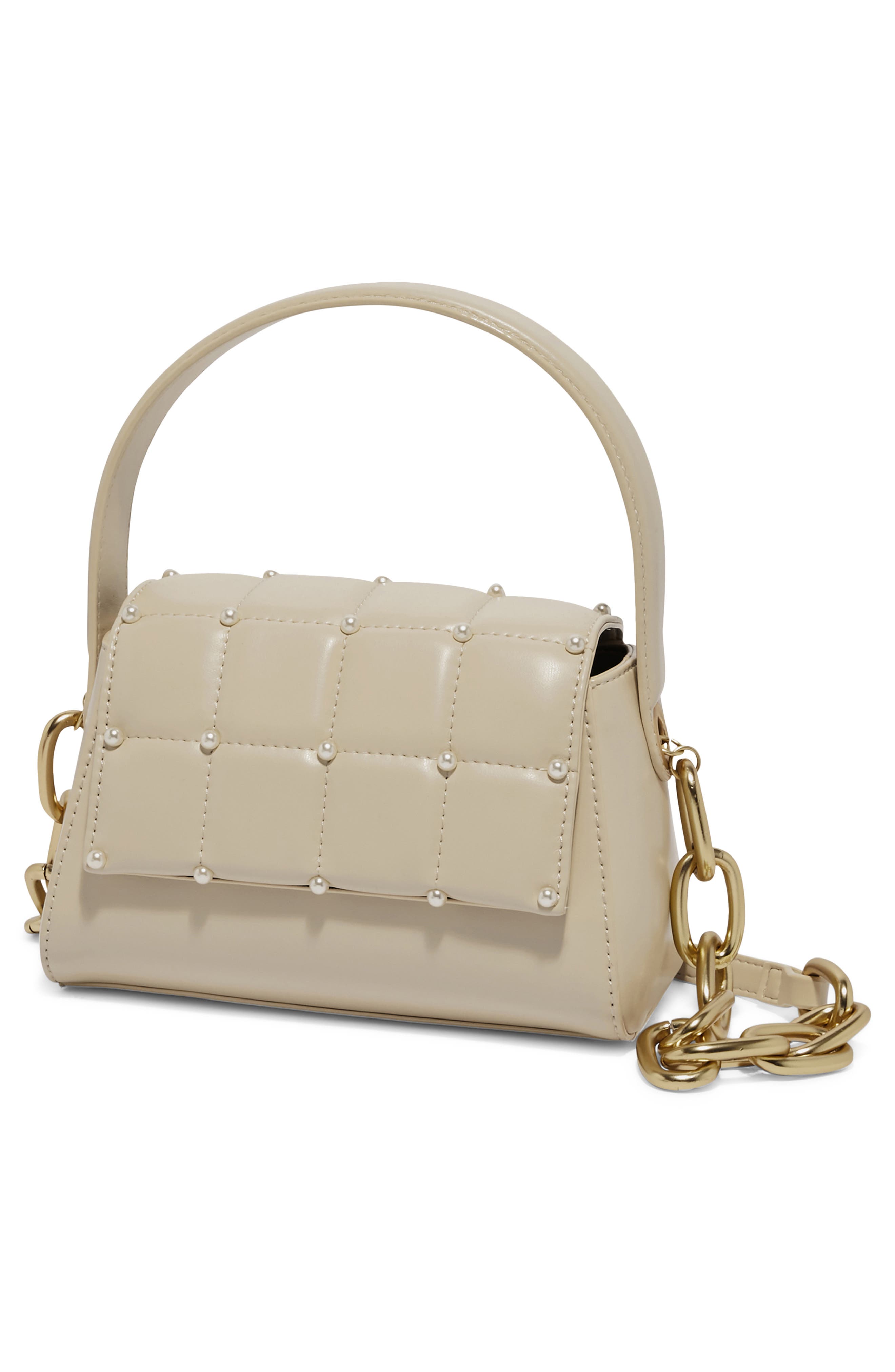 HOUSE OF WANT H.O.W. We Are Chic Vegan Leather Top Handle Bag, Alternate, color, 