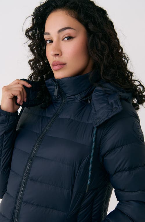 Lole Claudia Hooded Packable Down Jacket In Black