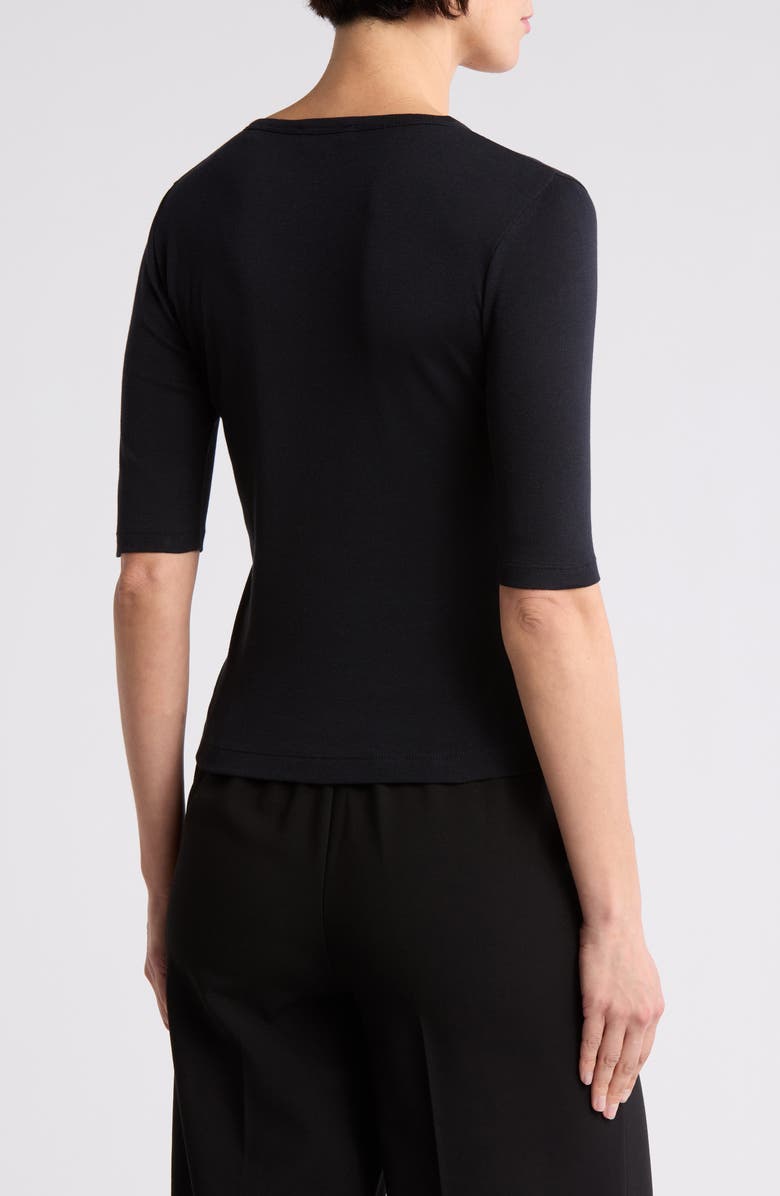 Vince Elbow Sleeve Henley, Alternate, color, Coastal