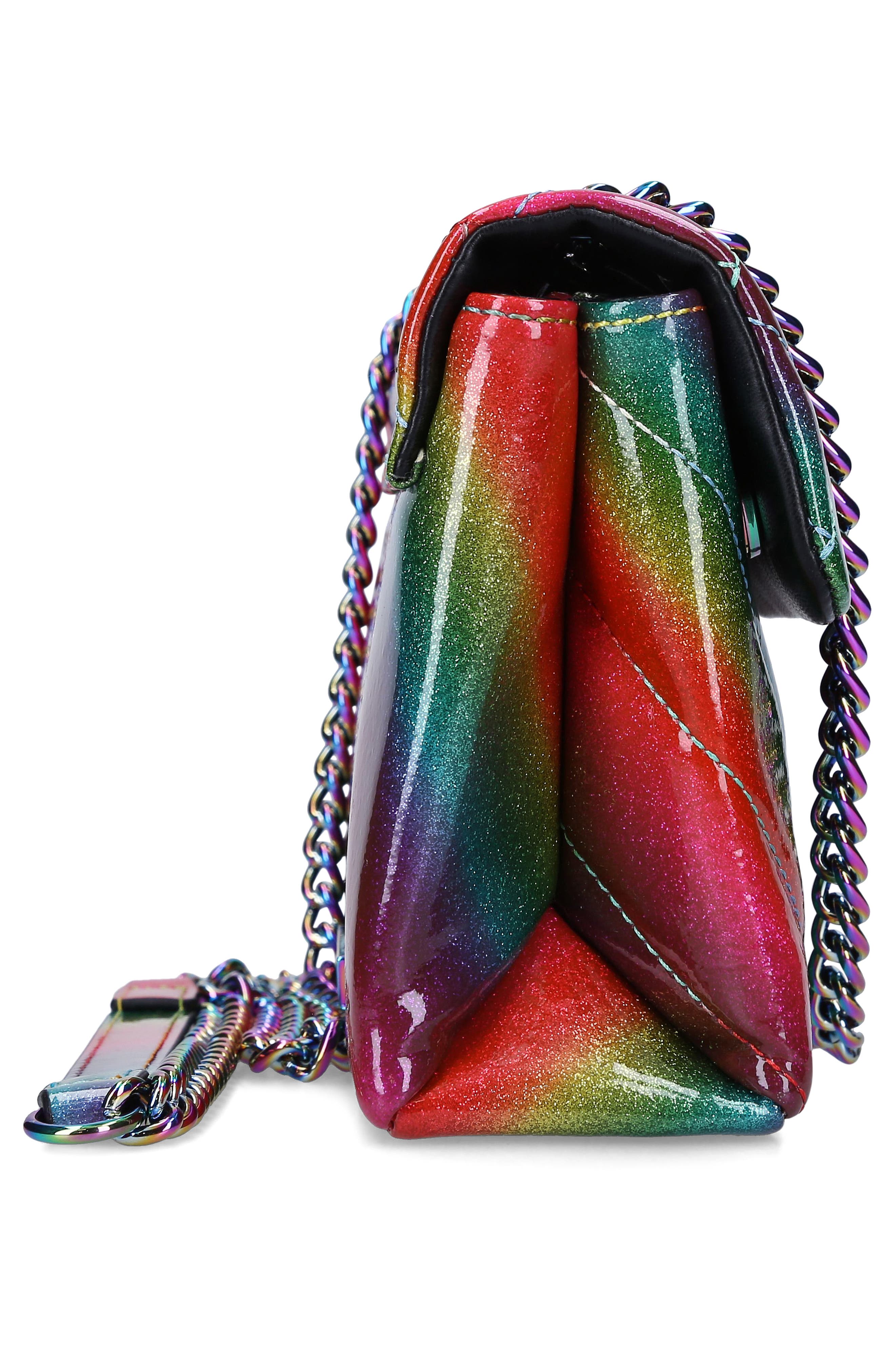 Kurt Geiger London Kensington Glitter Crossbody Bag, Alternate, color, 