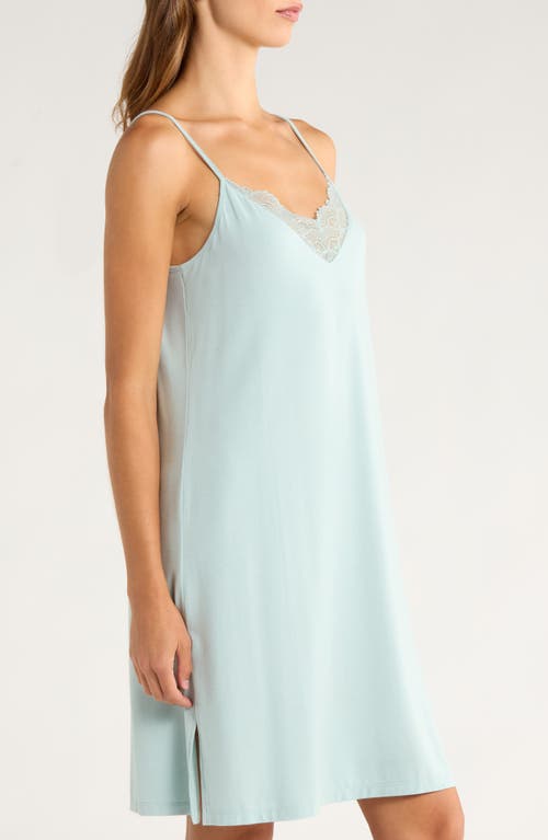 Nordstrom Moonlight Eco Lace Tim Chemise In Blue