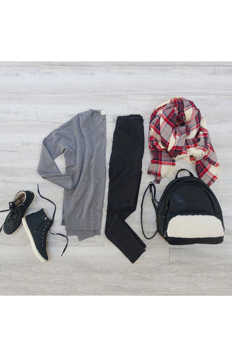 BP. Plaid Square Scarf, Alternate, color, 