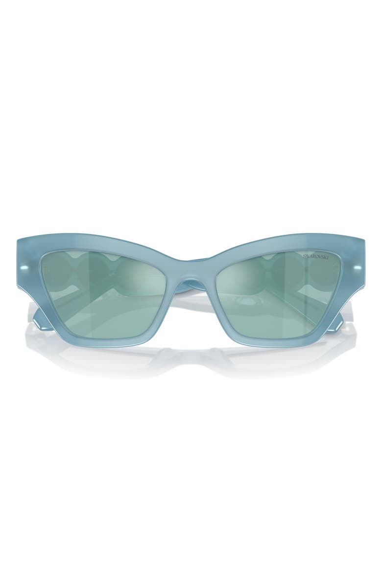 Swarovski Imber 53mm Irregular Sunglasses, Alternate, color,