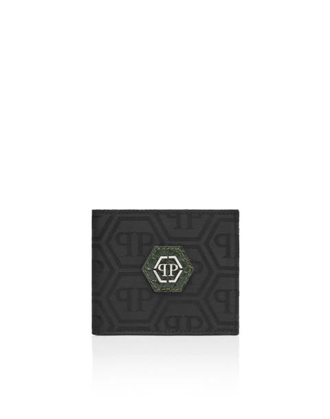 Nylon And Leather French Wallet Monogram Men