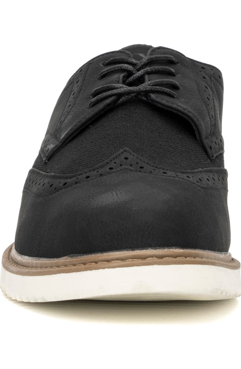 NEW YORK AND COMPANY Tyler Wingtip Loafer, Alternate, color, Black