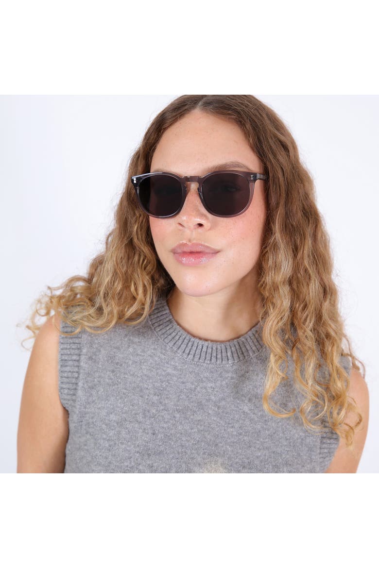 Eldridge 56 Sunglasses, Alternate, color, Black / Brown