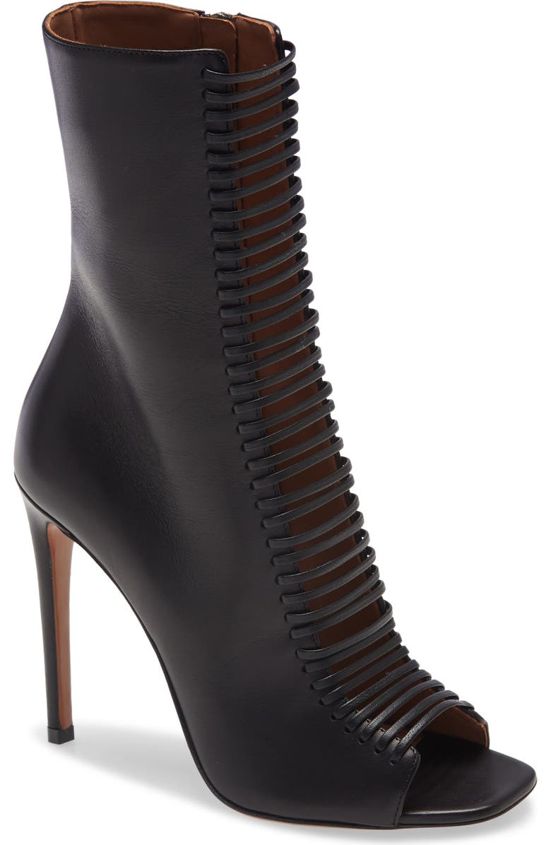 Alaïa Cutout Pump Boot, Main, color,