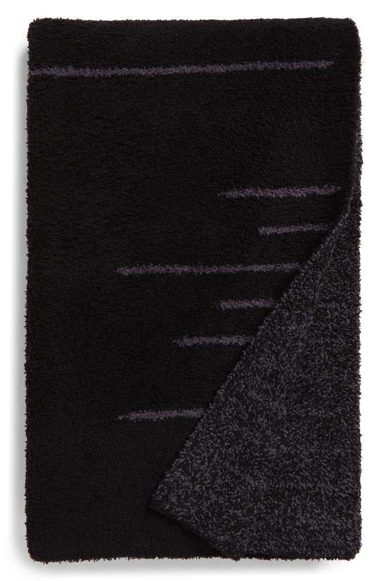 CozyChic™ Ligne Throw Blanket, Main, color, BLACK/ IRON