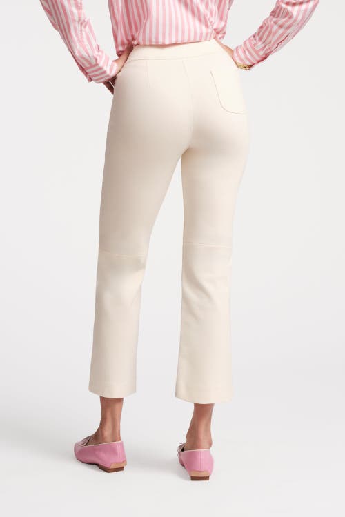 Frances Valentine Wonder Cropped Pants In Oyster