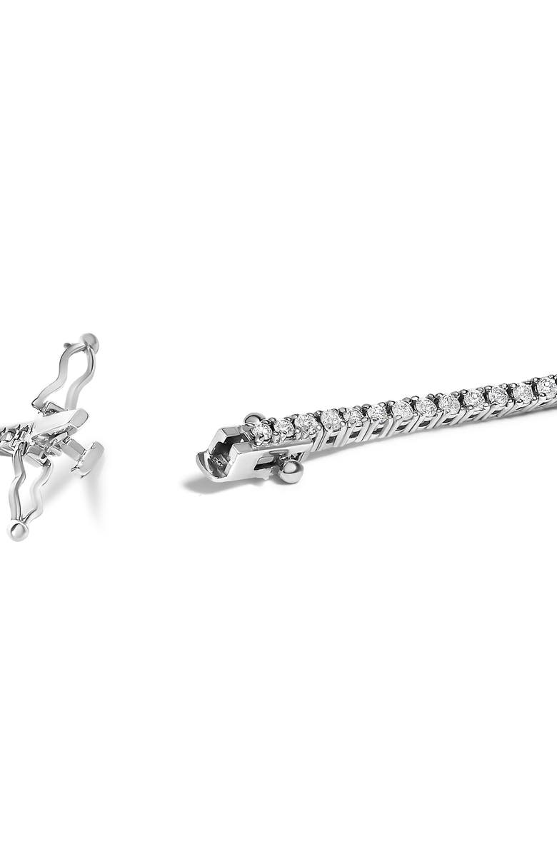 Haus of Brilliance 14K White Gold Classic 1 1/2 Cttw Diamond Tennis Bracelet, Alternate, color, White Gold