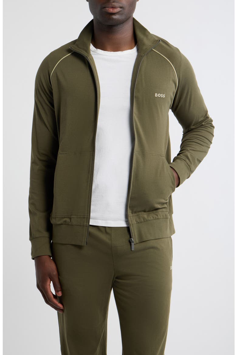 Mix & Match Full Zip Hoodie, Main, color, OPEN GREEN