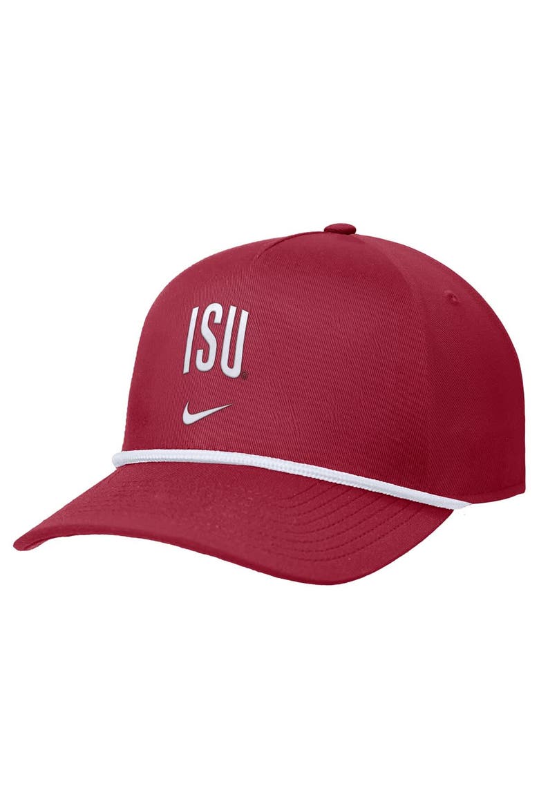 Men's Nike Cardinal Iowa State Cyclones Rise Adjustable Hat, Main, color, Cardinal