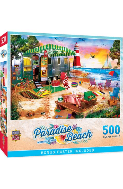 Oceanside Camping 500 Piece Puzzle