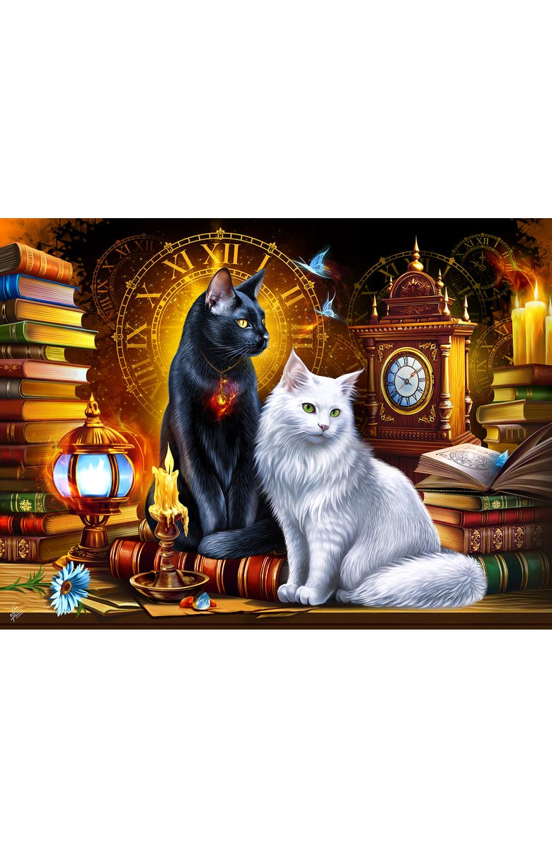 Sunsout Cats and Clocks 1000 piece Jigsaw Puzzle for Adults, Alternate, color, Multicolor