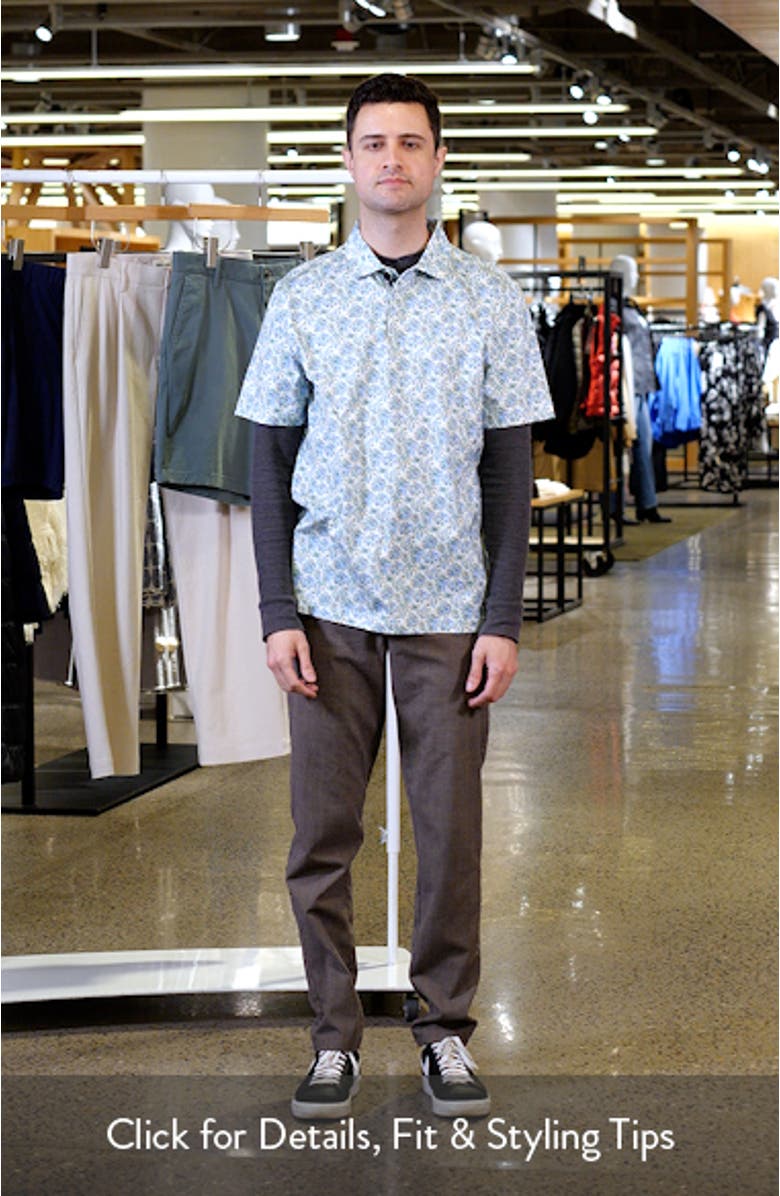 Victor OoohCotton<sup>®</sup> Palm Leaf Print Polo, sales video thumbnail