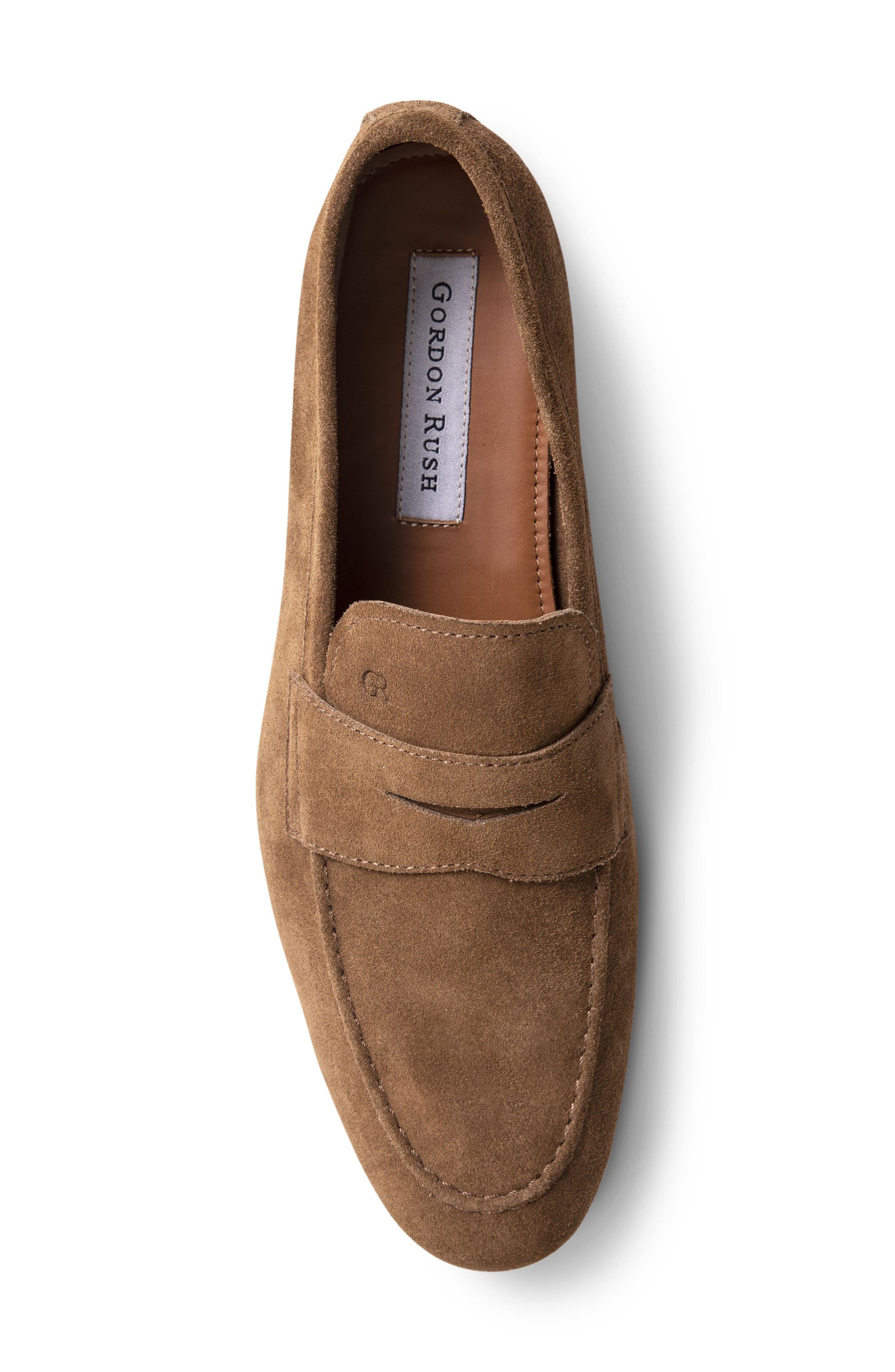 Gordon Rush Cartwright Penny Loafer, Alternate, color, Rust Suede