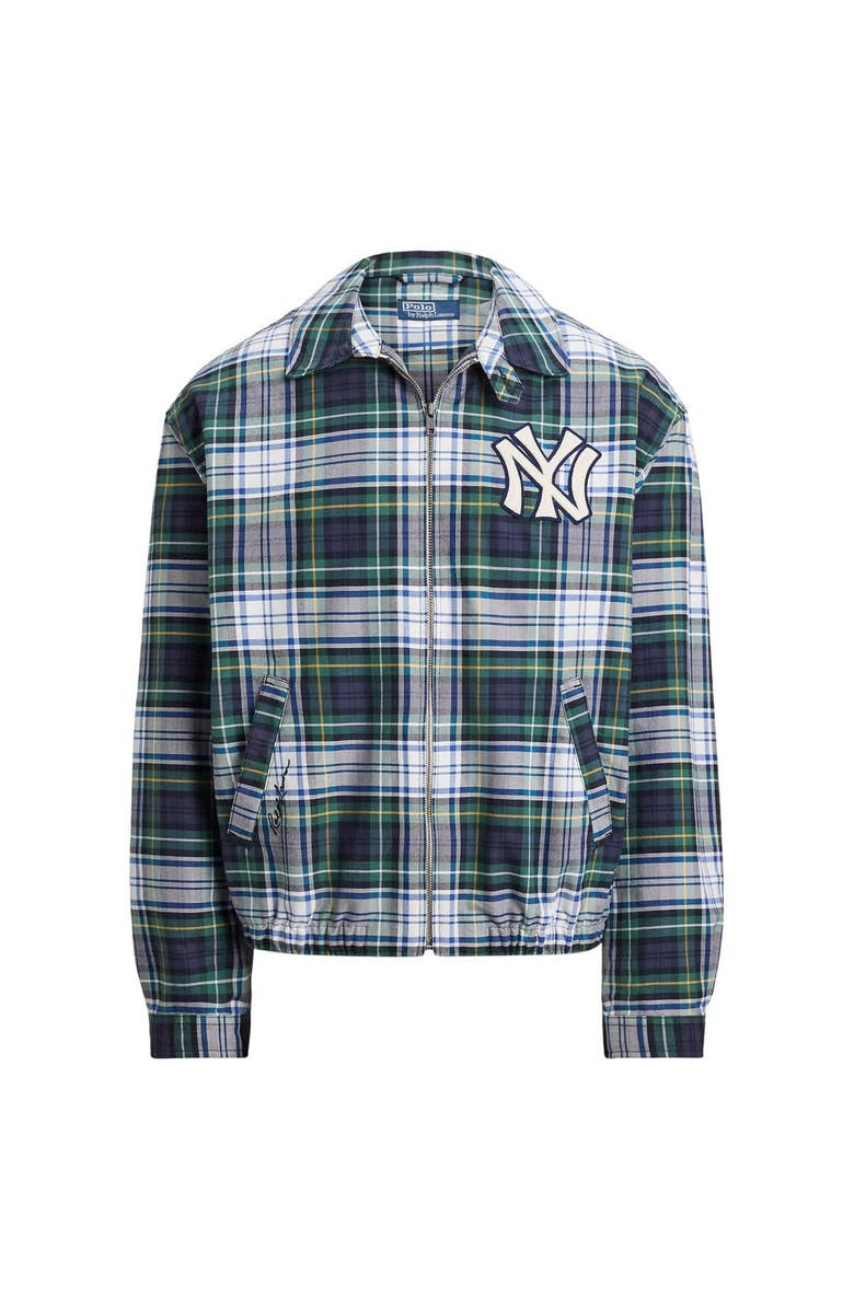 Polo Ralph Lauren Navy Yankees Oxford Jacket, Alternate, color, 