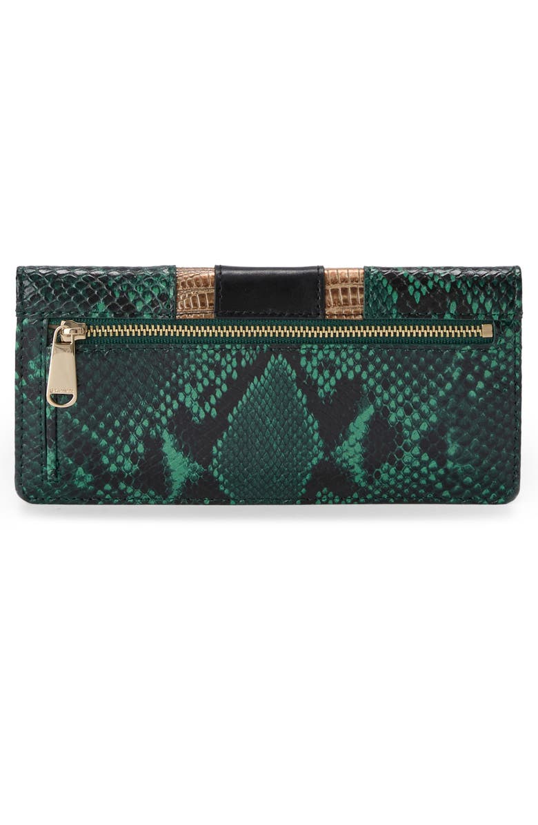 Brahmin Ady Croc Embossed Leather Wallet, Alternate, color, Multi Venezia