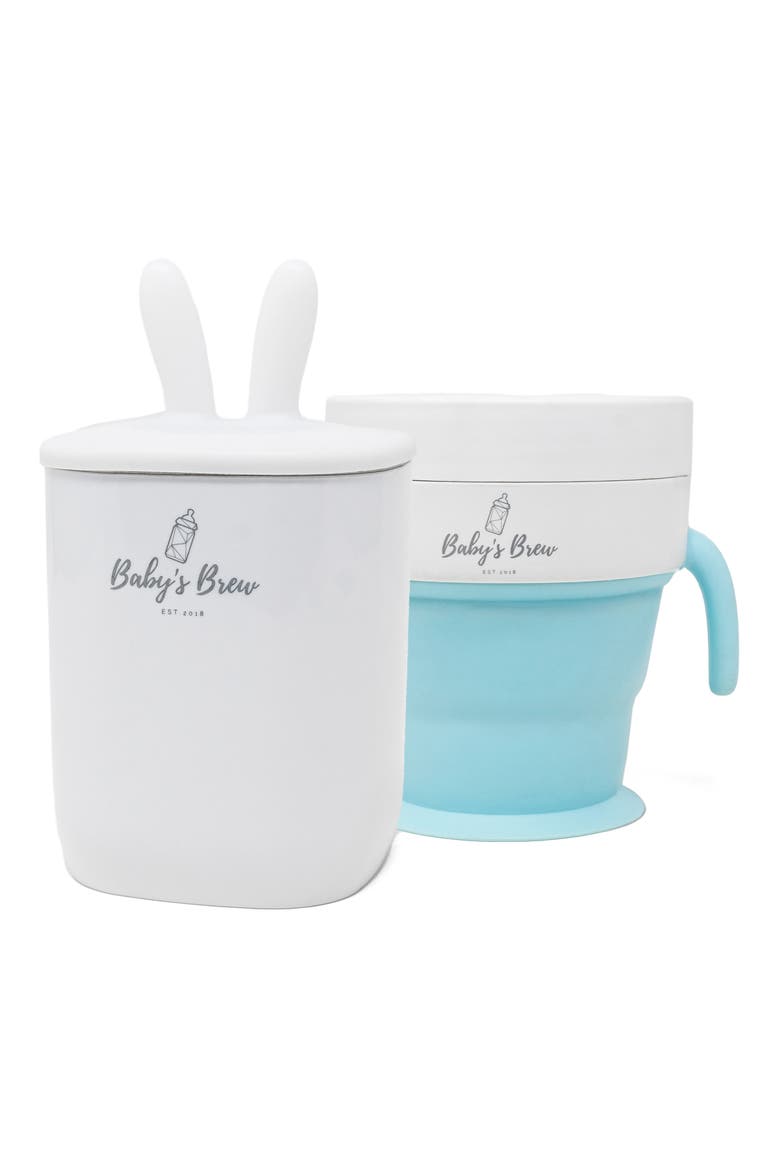The 2-in-1 Snack & Drink Cup, Main, color, BLUE