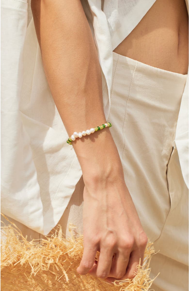 RC RETRO CHIC Thetis Bracelet, Alternate, color, Green & White
