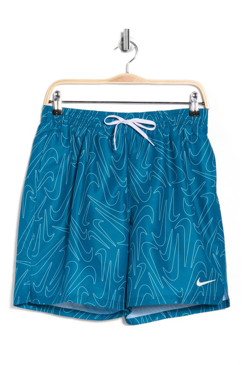 7-Inch Volley Swim Shorts, Alternate, color, GREEN ABYSS