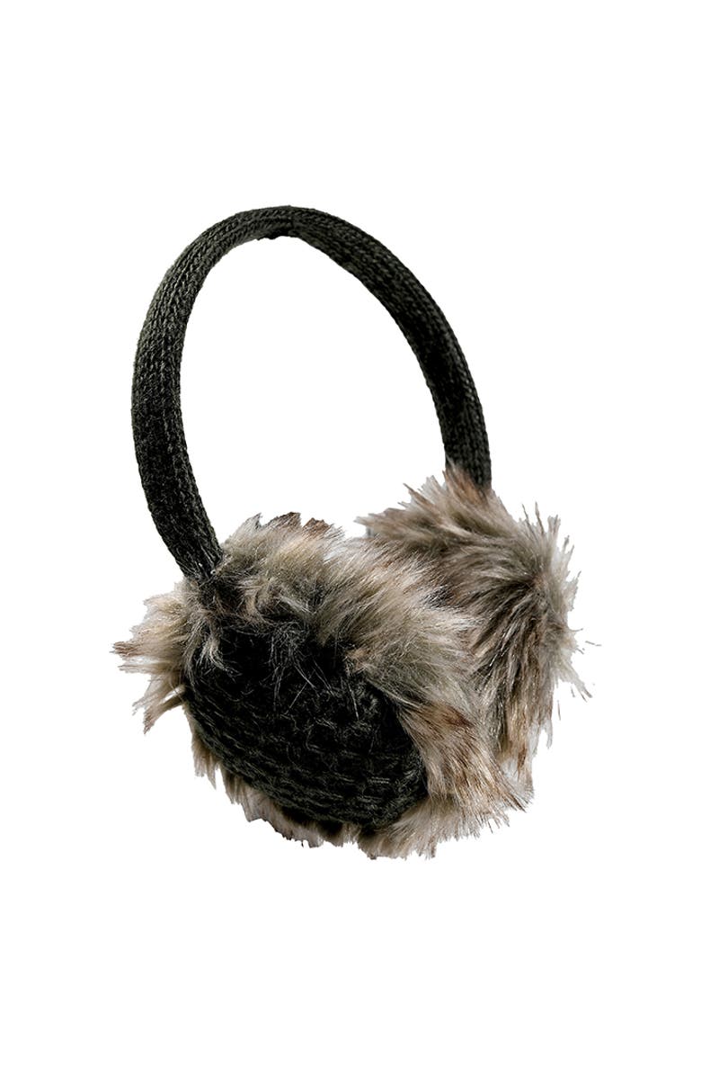 Nirvanna Designs Linda Earmuffs, Main, color, Olive