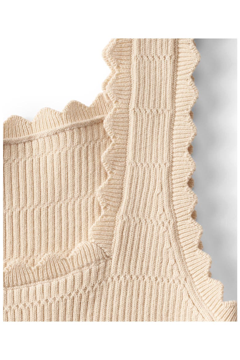 High Retention Square Neck Tank Sweater, Alternate, color, Oatmeal