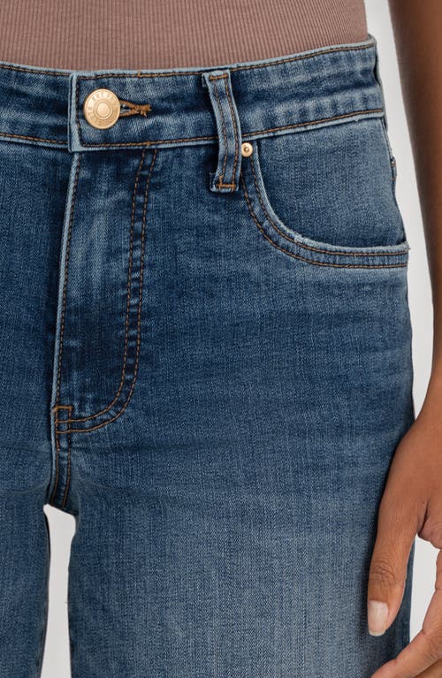 Kut From The Kloth High Waist Wide Leg Jeans In Blue