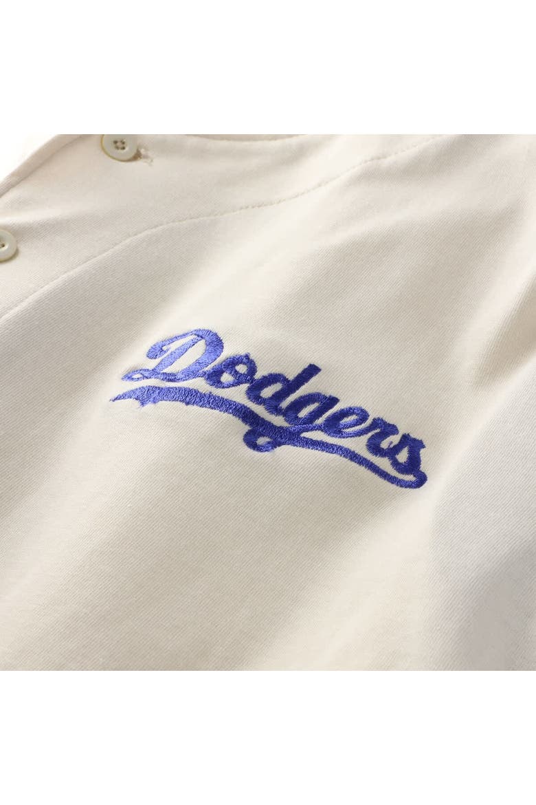 Men's Profile  Cream Los Angeles Dodgers Big & Tall Full-Button Jersey, Alternate, color, Cream