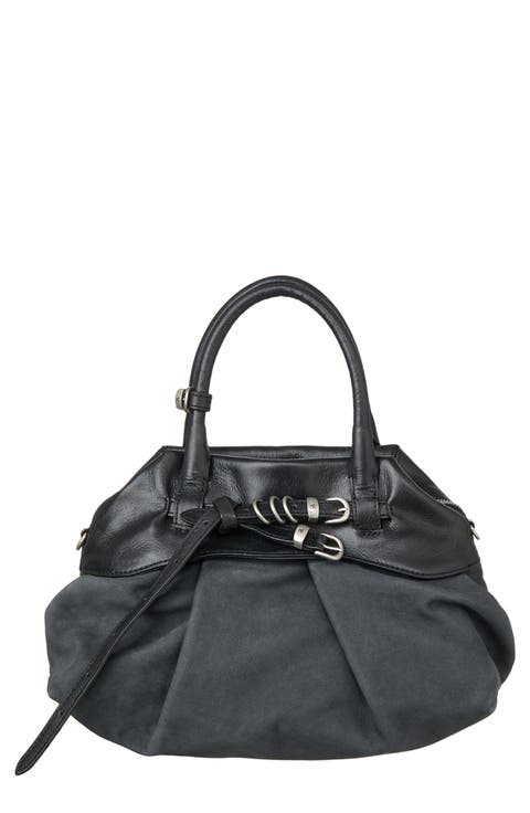 Soft Grandma Layered Mini Leather Bag